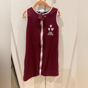 Little miracles Princess Maroon sleepsack 6-18m